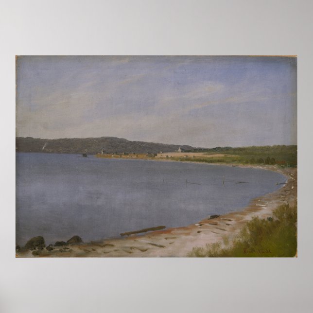 Affiche Baie de San Francisco par Albert Bierstadt (Devant)