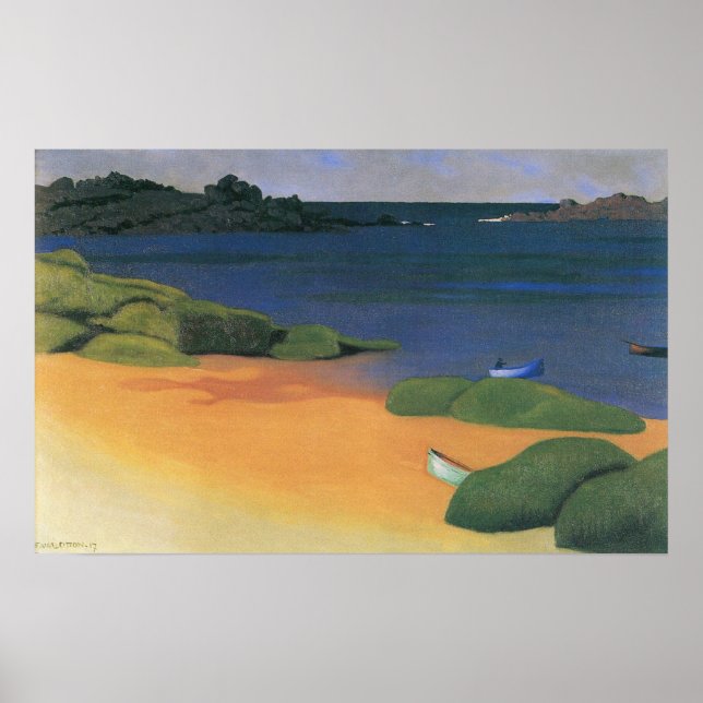Affiche Baie de Tregastel par Felix Vallotton, Art (Devant)