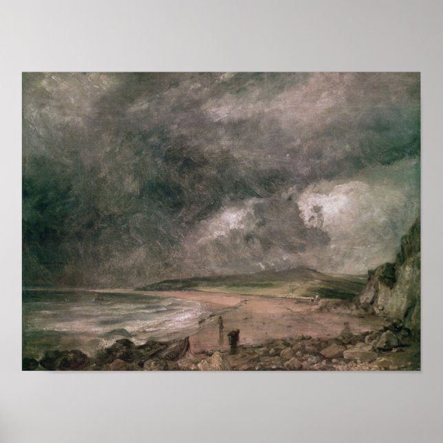 Affiche Baie de Weymouth avec orage (Devant)