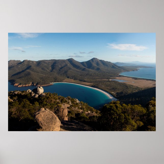Affiche Baie de Wineglass, Tasmanie, Australie (Devant)