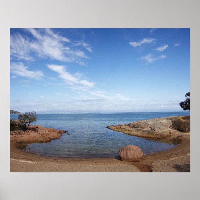 Affiche Baie Honeymoon, Coles Bay, Parc national Freycinet (Devant)