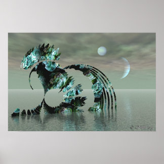 Affiche Baie minérale : Artefact Petrifié Qaqiz