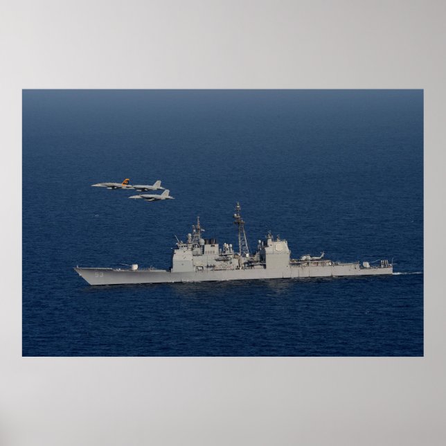 Affiche Baie mobile USS (CG 53) (Devant)