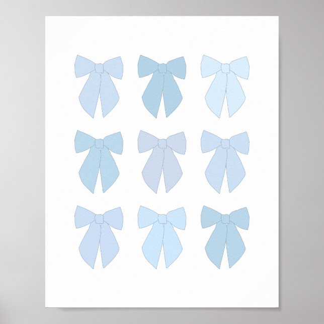 Affiche Baies bleues (Devant)