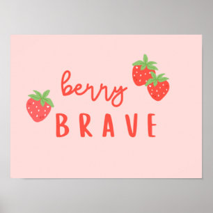 Affiche baies courageux enfance cancer malades enfants num