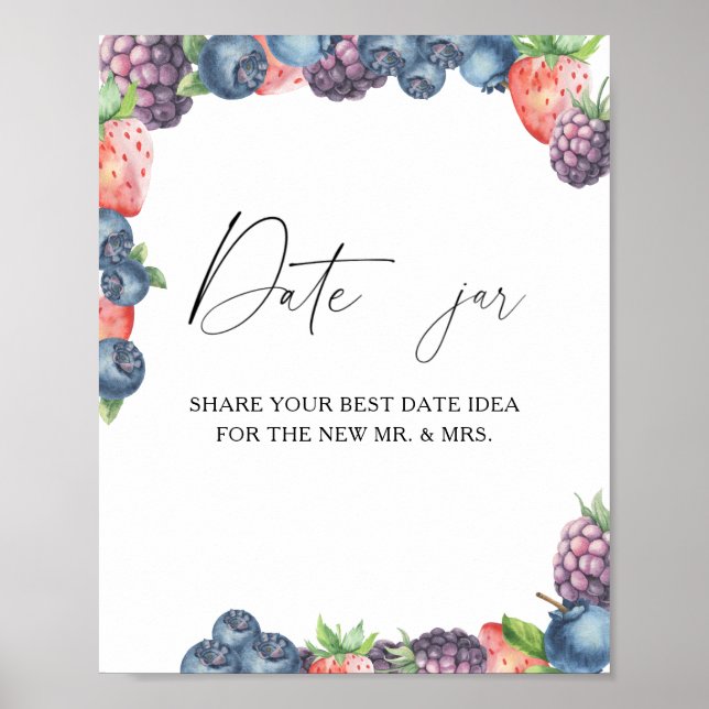 Affiche Baies - idées de soirée en amoureux. Jeu de jar de (Devant)