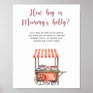 Affiche Baies - quelle est la taille du ventre de maman je