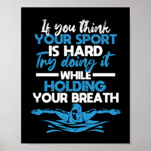 Affiche Baignade amusante baignade pratique sportive