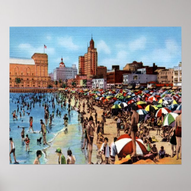 Affiche Baignade Dans Le Lagon (Devant)