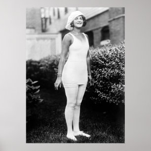 Affiche Baigner la beauté, les années 1900 tôt