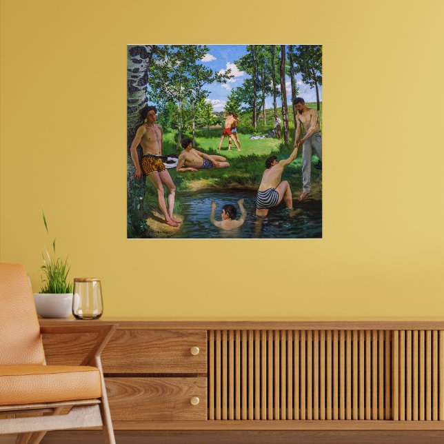 Affiche Baigneurs | Frédéric Bazille | (Salon 2)
