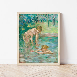 Affiche Baigneuses   Berthe Morisot