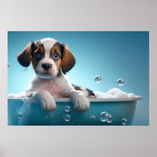 Affiche Baignoire Puppe