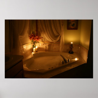 Affiche Bain à bulles