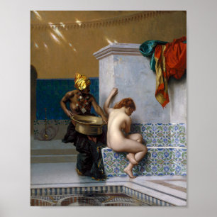 Affiche Bain maure Jean-Léon Gérôme