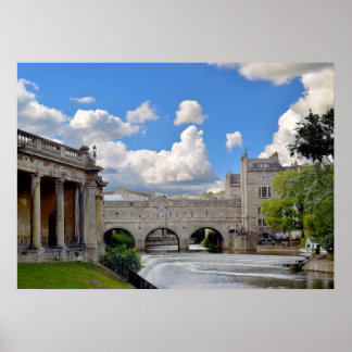 Affiche Bain, pont Pulteney.