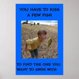 AFFICHE BAISER DE POISSONS