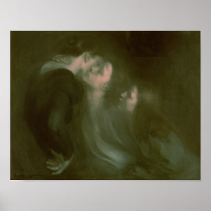 Affiche Baiser de sa mère, années 1890