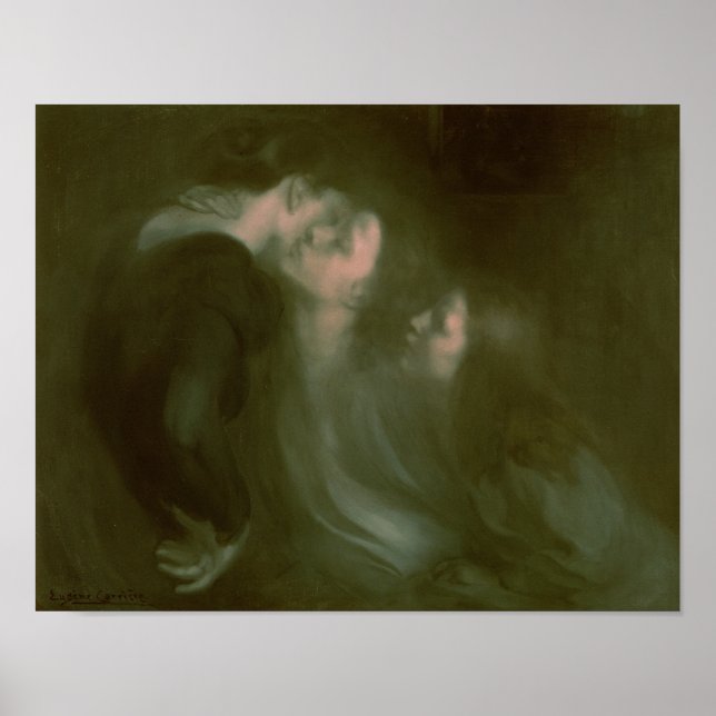 Affiche Baiser de sa mère, années 1890 (Devant)