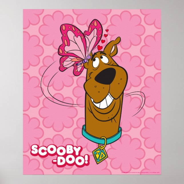 Affiche Baisers à papillon Scooby-Doo (Devant)