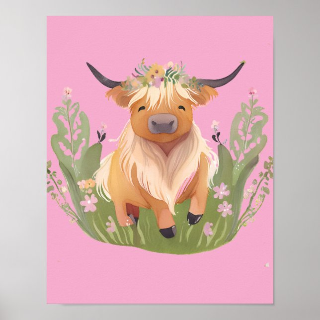 Affiche Baisers de vache et voeux champêtres (Devant)