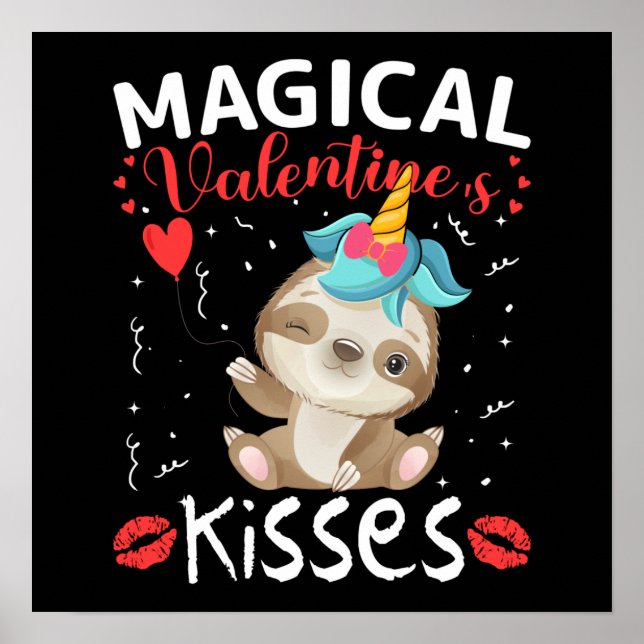 Affiche Baisers magiques de la Saint-Valentin (Devant)