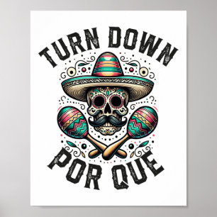 Affiche Baisse De Por Que Cinco De Mayo Parti Mexicain