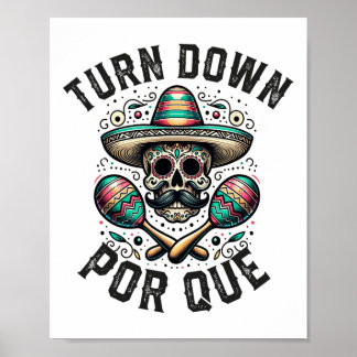 Affiche Baisse De Por Que Cinco De Mayo Parti Mexicain