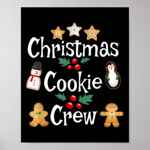 Affiche Bakers Christmas Cookie Creative Family Baking Tea