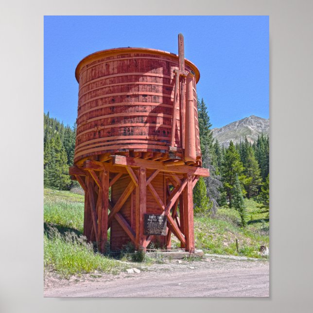 Affiche Bakers Tank, Road to Boreas Pass, Colorado (Devant)