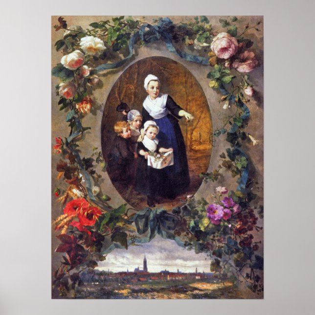 Affiche Bakhuyzen - Orphelins de La Haye (Devant)