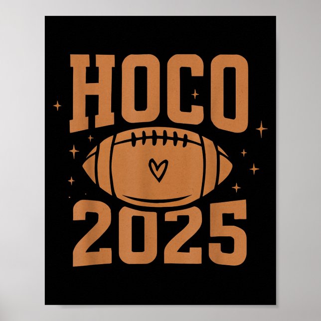 Affiche Bal de rentrée au lycée Hoco 2025 (Devant)