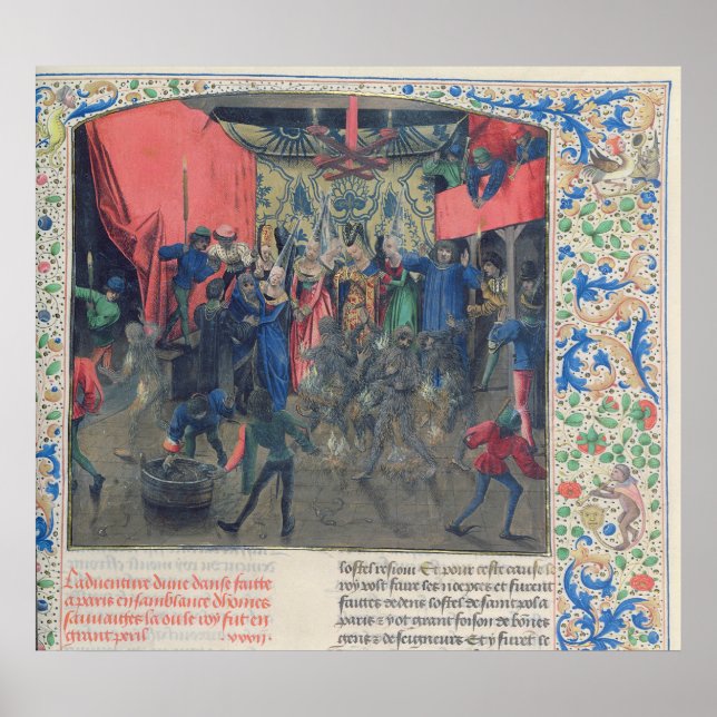 Affiche Bal des Ardents', Charles sauvé (Devant)