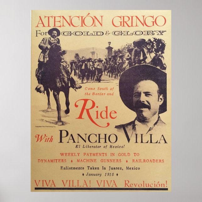 Affiche Balade avec Pancho Villa Vieux (Devant)