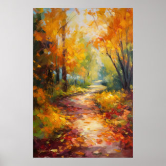 Affiche Balade d'automne Art