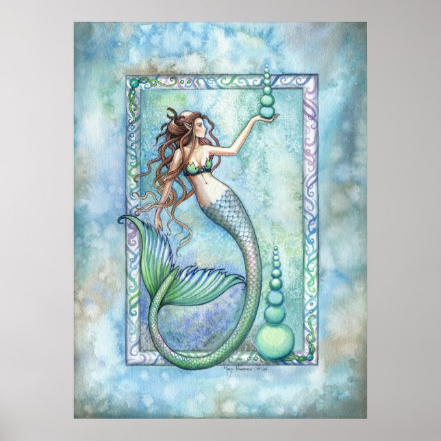 Affiche Balance Mermaid par Molly Harrison (Devant)