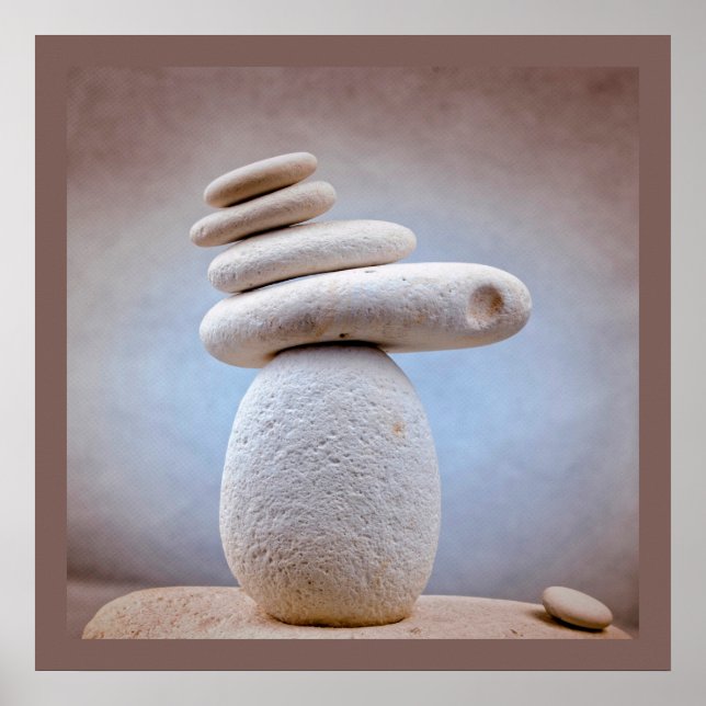 Affiche Balancing Stones Carré + vos idées (Devant)