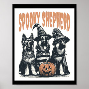 Affiche Balançoire fantôme Halloween ensorcelé