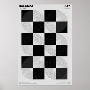 Affiche Balanza : Série Géométrique
