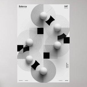 Affiche Balanza : Série Géométrique