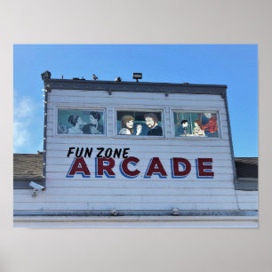 Affiche Balboa Fun Zone, Newport Beach, Californie