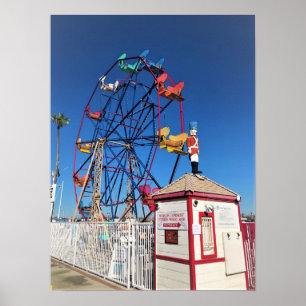 Affiche Balboa Fun Zone, Newport Beach, Californie