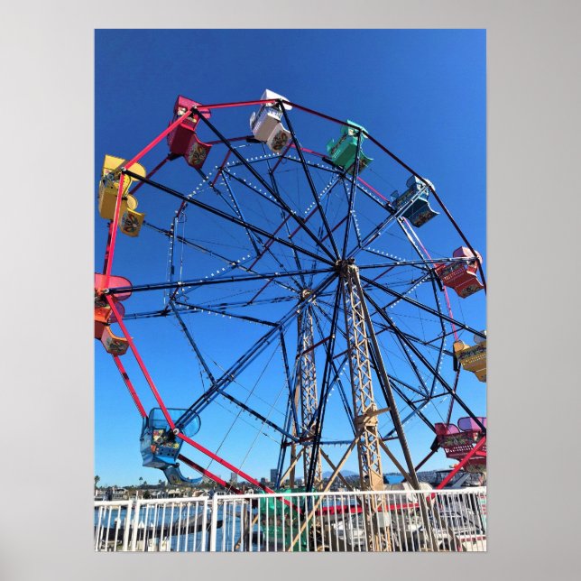 Affiche Balboa Fun Zone, Newport Beach, Californie (Devant)