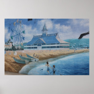 Affiche Balboa Island Californie