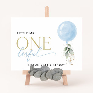 Affiche Balcon Bleu, Verdure, Accueil Premier Anniversaire