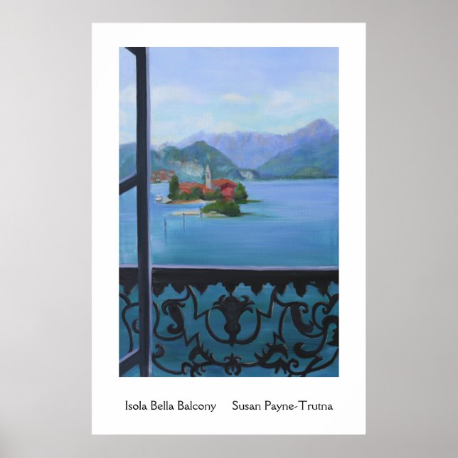 Affiche Balcon Isola Bella (Devant)