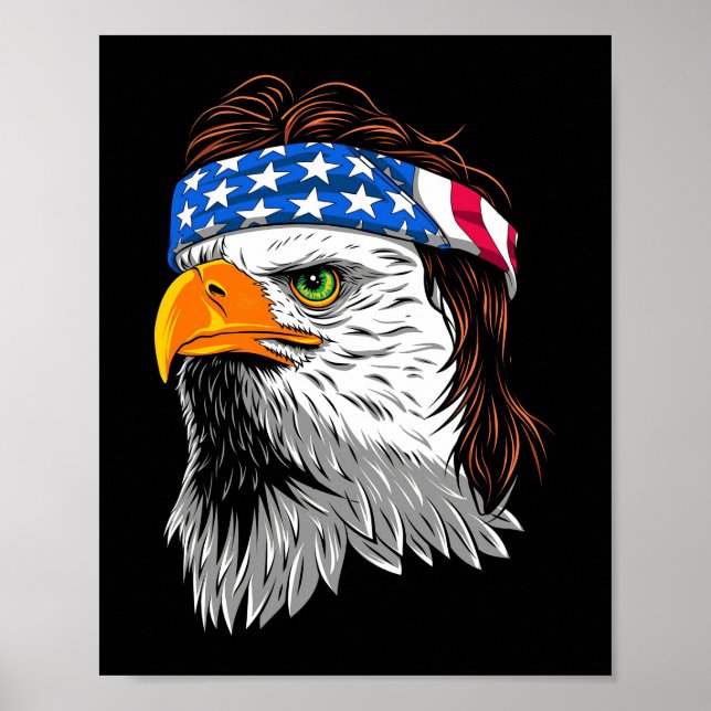 Affiche Bald Eagle Mullet USA (Devant)