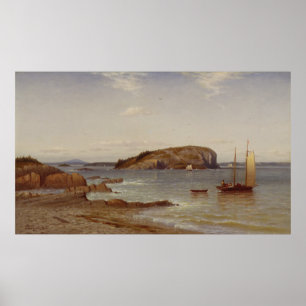 Affiche Bald Porcupine Island   1868