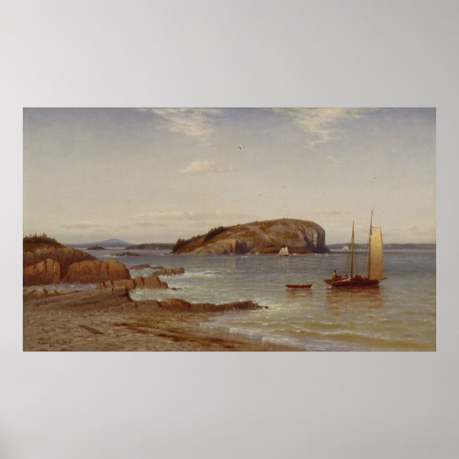 Affiche Bald Porcupine Island | 1868 (Devant)