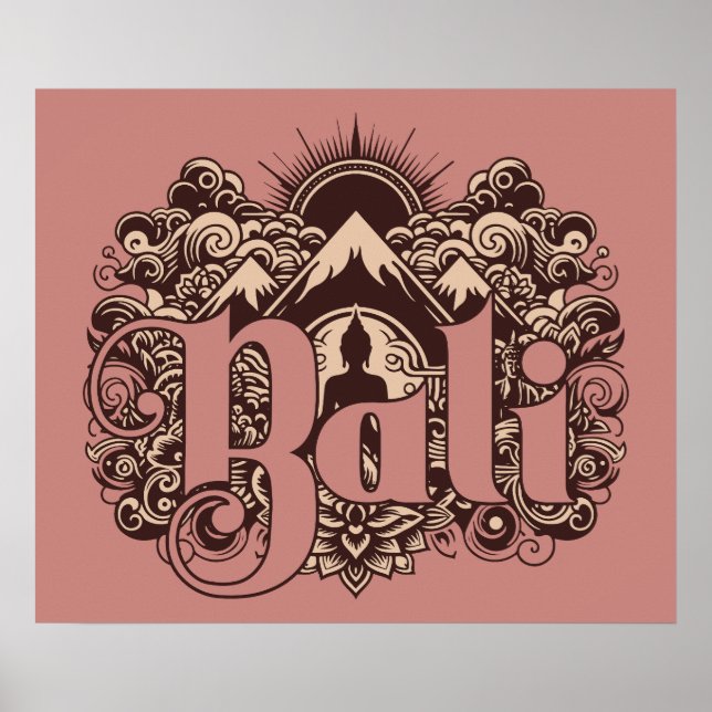 Affiche Bali (Devant)